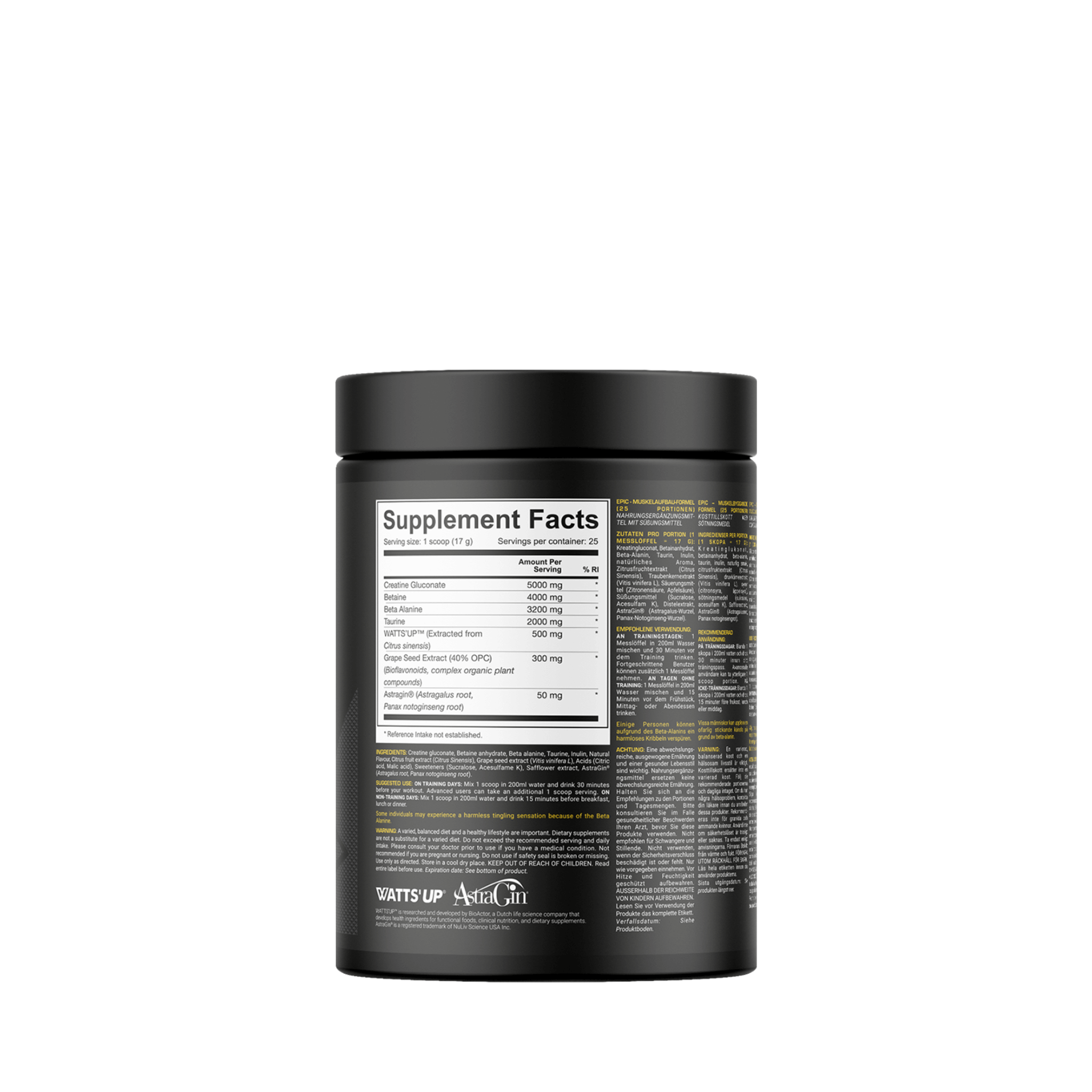 EPIC MUSCLE BUILDING FORMULA